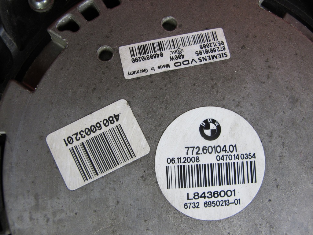 Bmw 5 e60 e61 lci радіатор вентилятор 2.0d механічна коробка передач Ціна