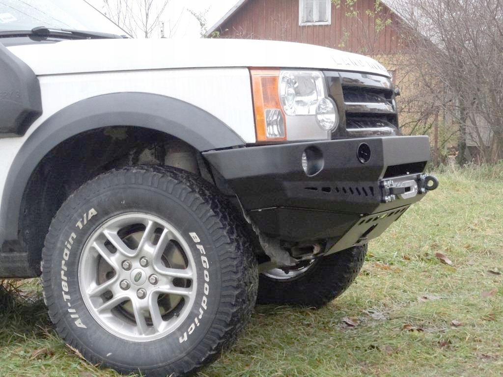 фото №6, Land rover discovery 3 бампер перед с плита сталь