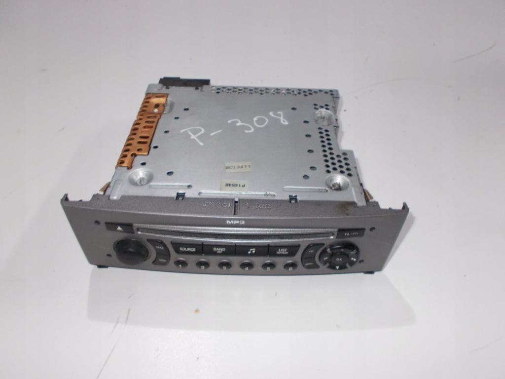 фото №1, Peugeot 308 радио cd mp3 96650206xh