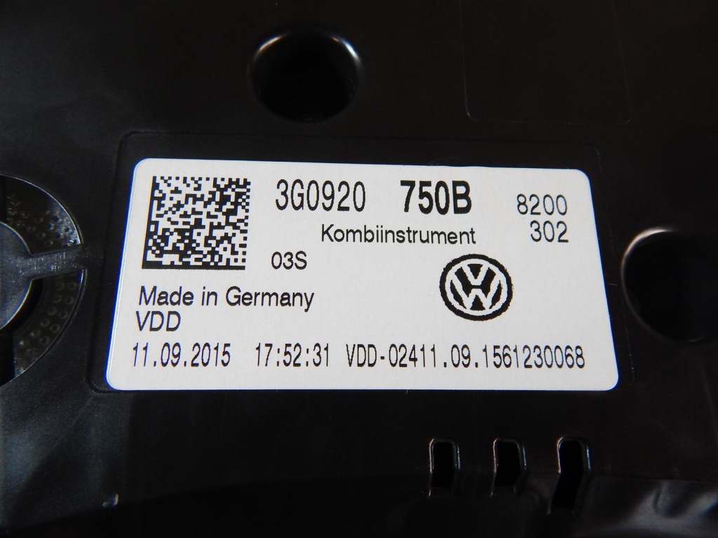 фото №4, Vw passat b8 2.0 tsi лічильник прилади 3g0920750b