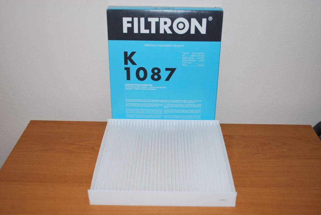 Фильтр кабины filtron k 1087 Оригинал