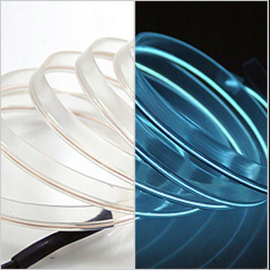 2m світловод  el wire led стрічка ремінь освітлення кабіни амбiєнтне кольори 12v Доставка