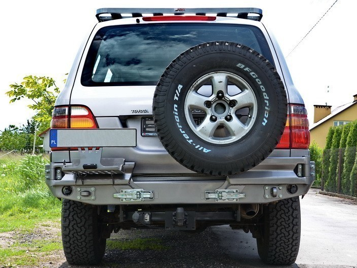 фото №7, Toyota land cruiser 100 бампер задняя задний стальной