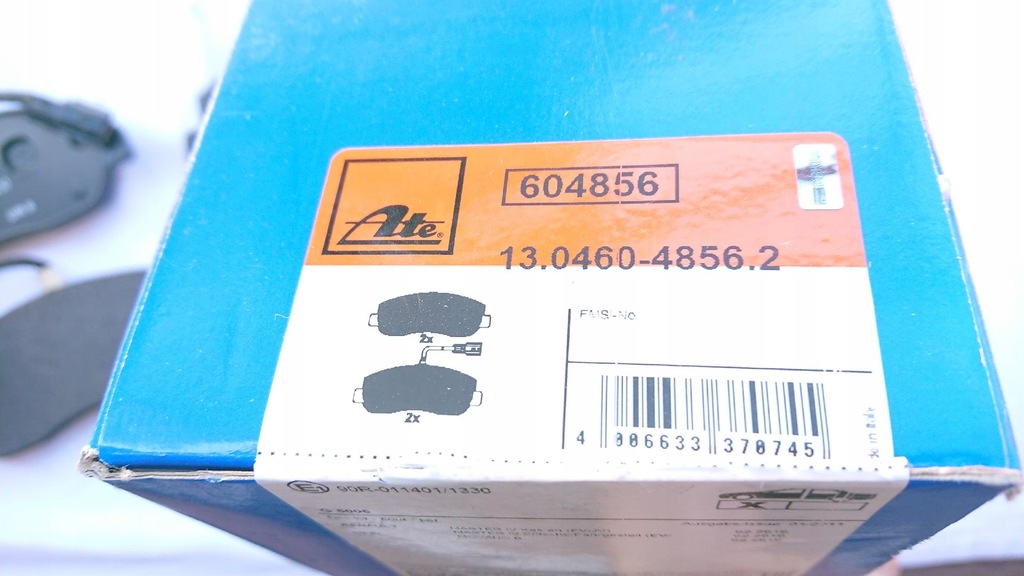 фото №12, Ate 13.0460-4856.2 набір гальмівних колодок гальмівних, гальма дискові