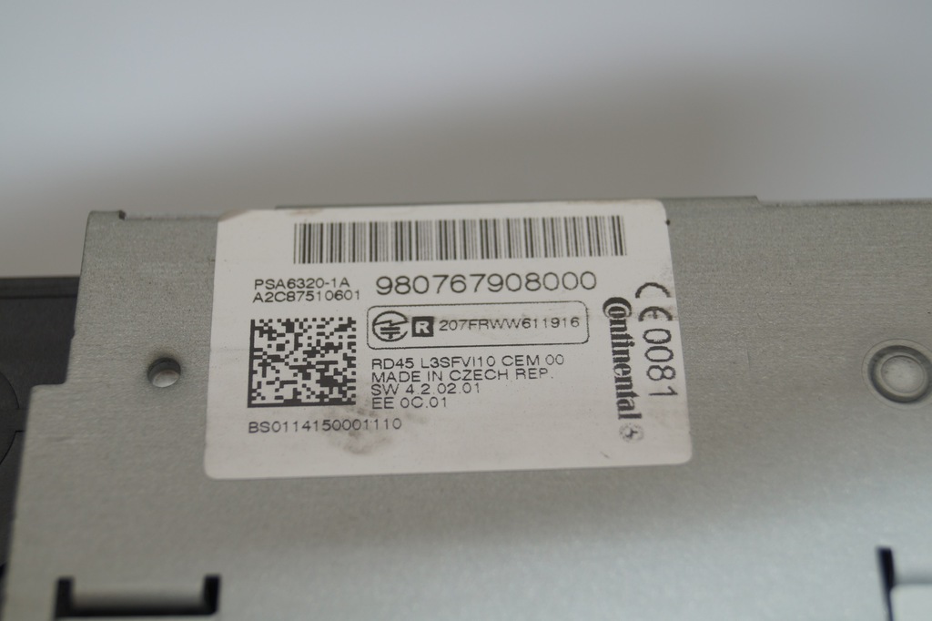 фото №3, Peugeot 308 ii t9 радио радиопроигрыватель