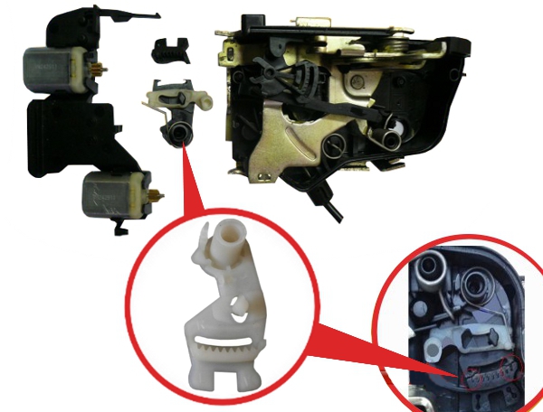 Замок дверь pr перед kl do renault vel satis 01-09 в Украине