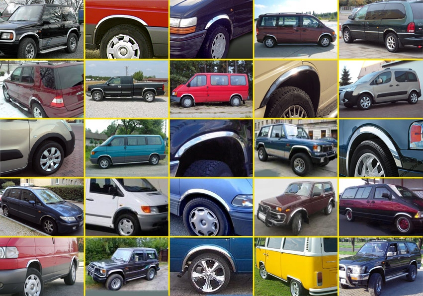 фото №7, Ford transit 01- 06 накладки підкрилок x 4szt sale