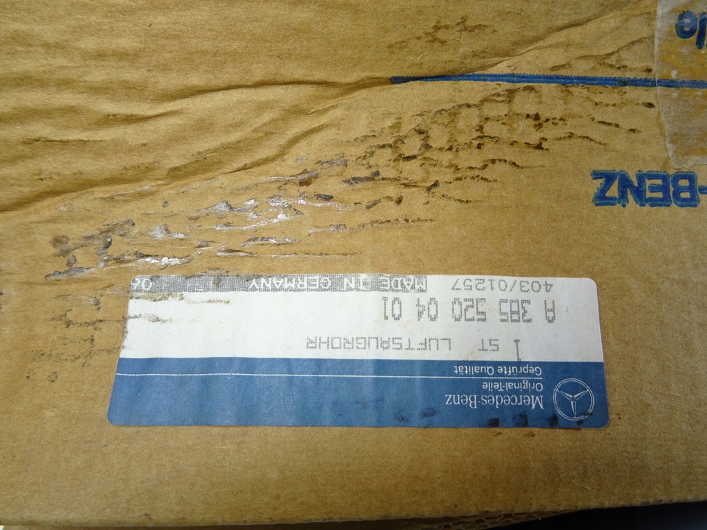 фото №5, Впуск повітря труба mercedes a3855200401