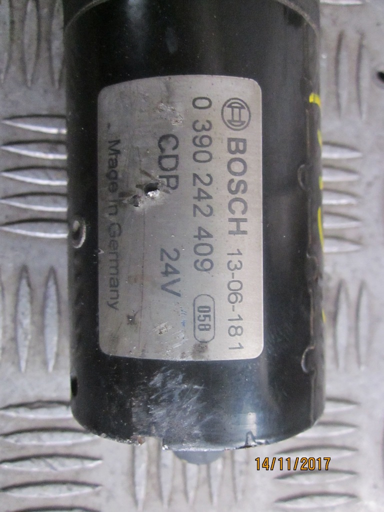 фото №6, Моторчик дворник перед scania r 0390242409