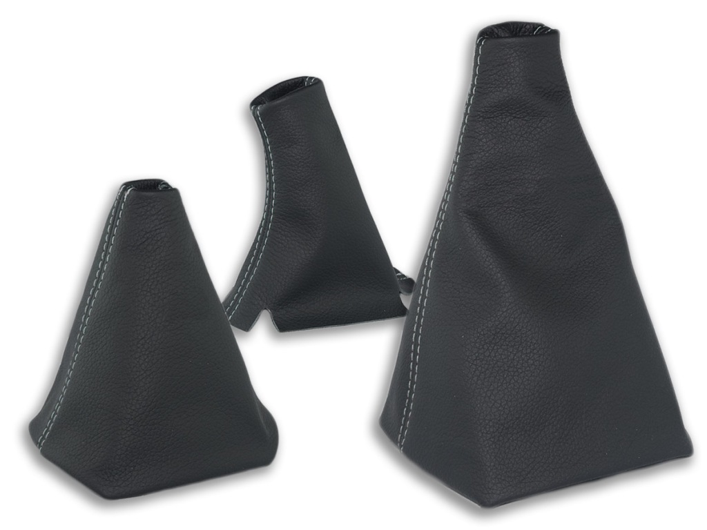 фото №6, Land rover discovery ii чехол переключения передач i тормоза кожа i нити чёрные