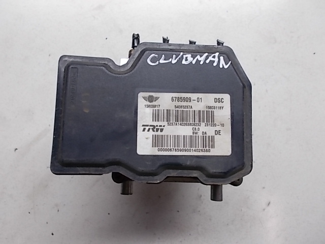 фото №1, Mini clubman r55 07-11r r56 насос гальмівна abs 6785909