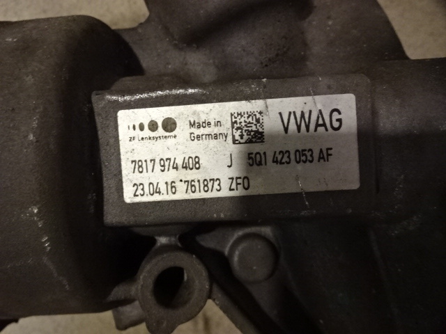 фото №7, Колонка трансмиссия рулевая рейка vw golf vii audi q2