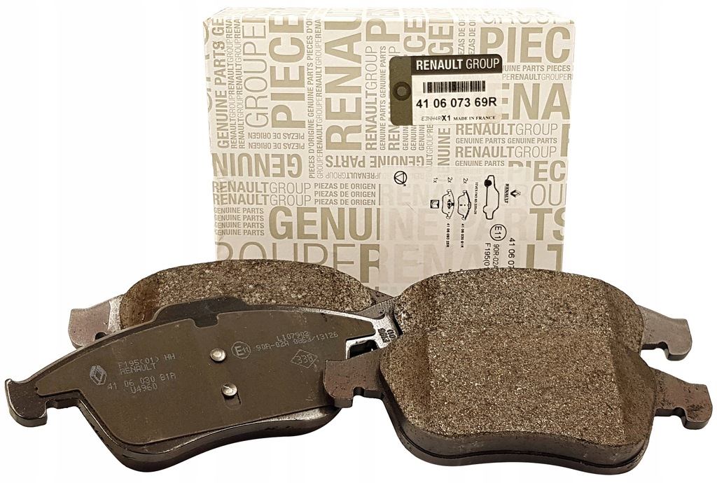 фото №4, Oryg тормозные колодки перед renault megane iii scenic iii 410607369r