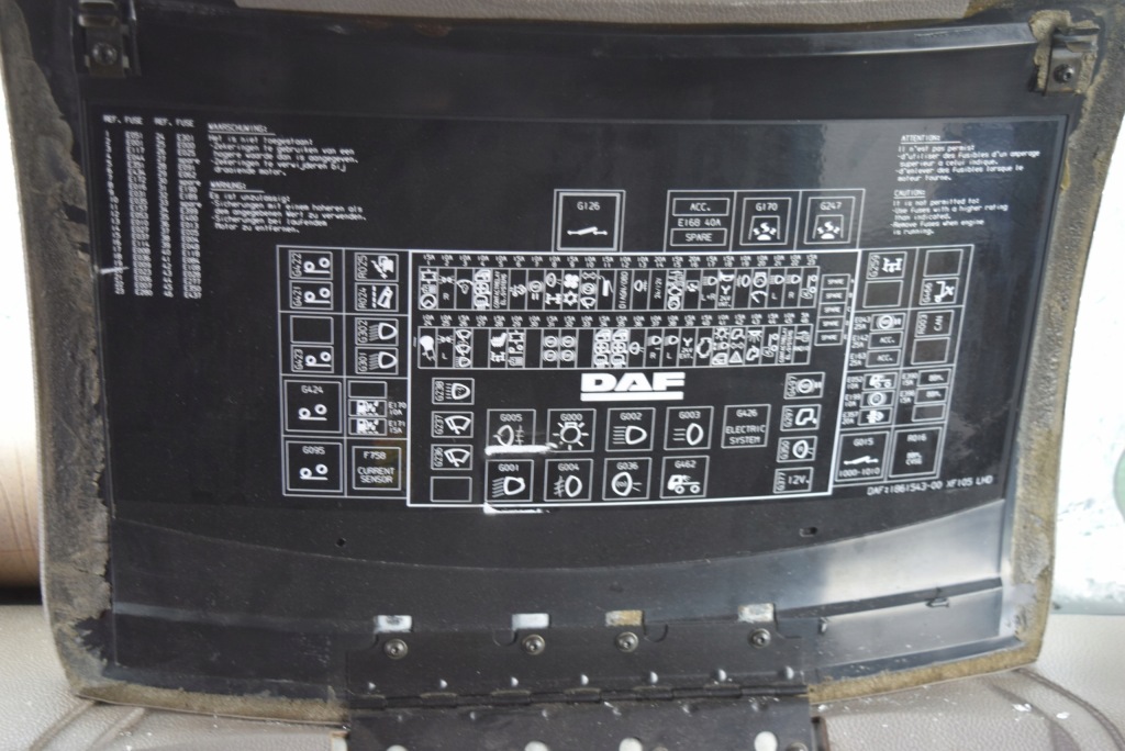 фото №4, Защита крышка коробка предохранителей daf xf 105