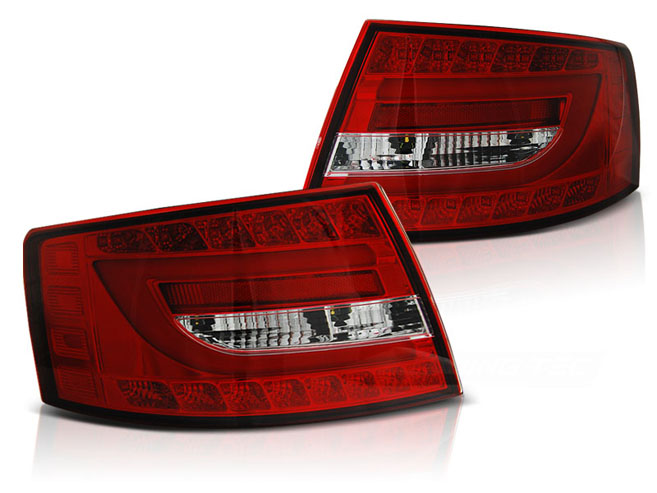 Купити Фари audi a6 c6 4f седан 04-08r led смуга red 7pin super ефект!