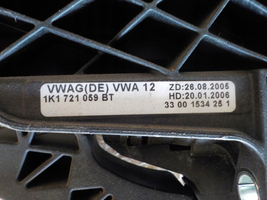 фото №6, Leon ii 2.0 tdi педаль зчеплення 1k1721059bt
