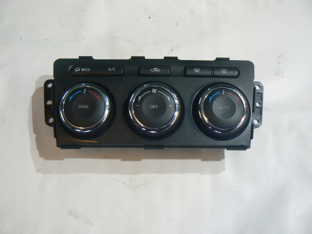 фото №1, Mazda 6 ii gh lift панель керування вентиляція хром