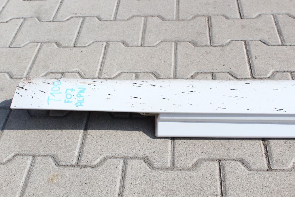 фото №3, F07 przed lift молдинг поріг права alpinweiss