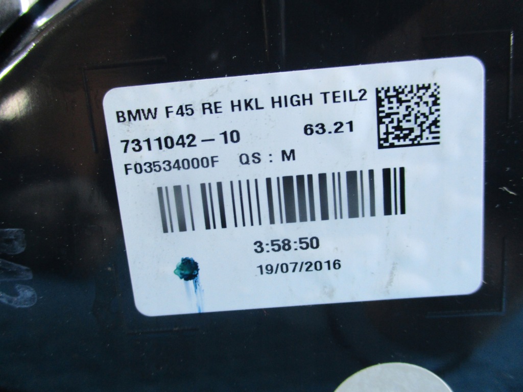 фото №5, Bmw 2 f45 лампа задня права w кришка