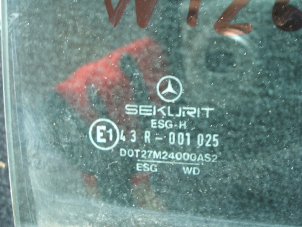 фото №2, Mercedes sel w126 стекло дверь задняя правая long