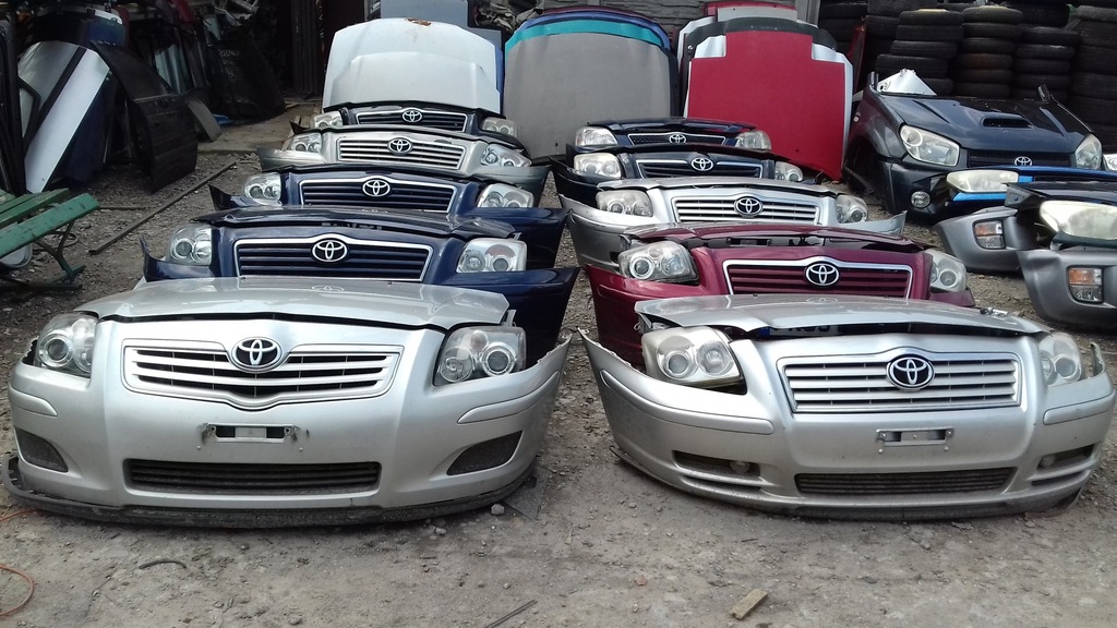 фото №9, Toyota avensis t25 lift kompletny перед 3j6 капот