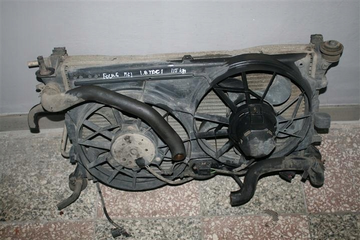 фото №1, Комплект радиатор вентиляторы focus mk1 1,8tdci