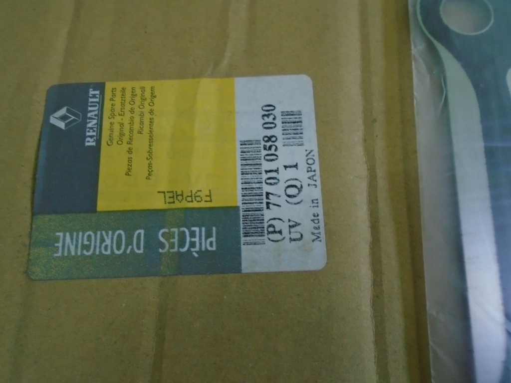 Прокладка головки r master 2 3.0dci ren 7701058030 с Разборки