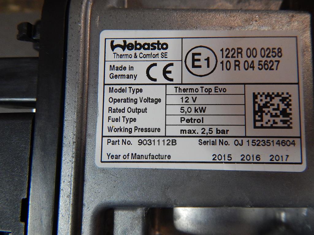 фото №7, Vw touran 5t додатковий обігрівач webasto kpl 5qa815005b