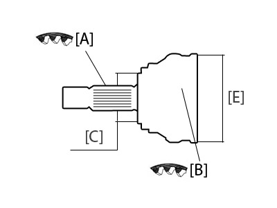 фото №7, Шарнір вала alfa romeo 156 1.9 2.4 jtd 3.2 gtv
